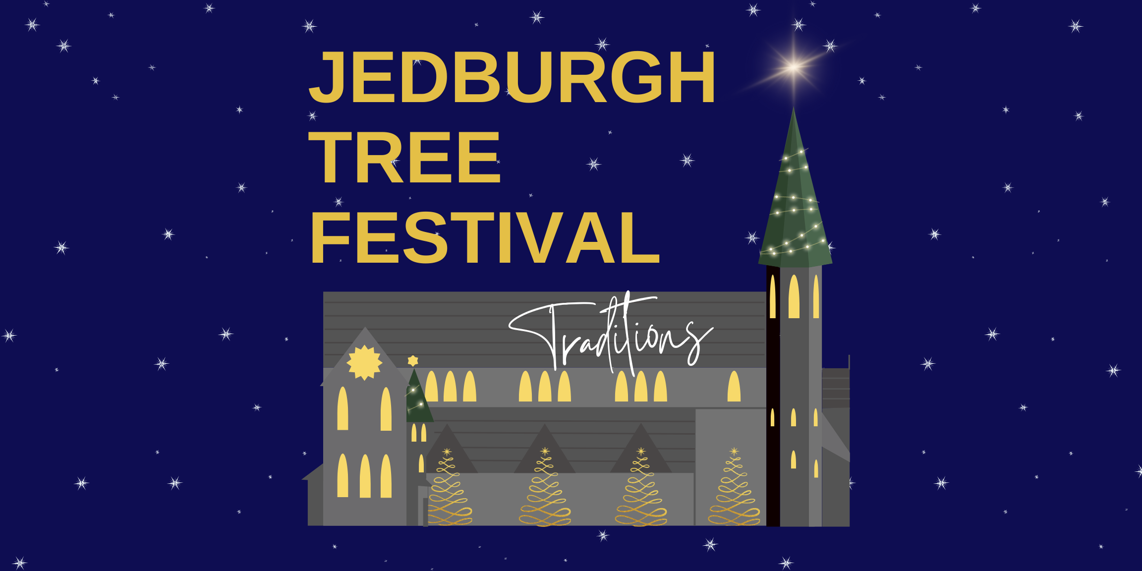 Copy of Copy of Christmas tree festival banner logo